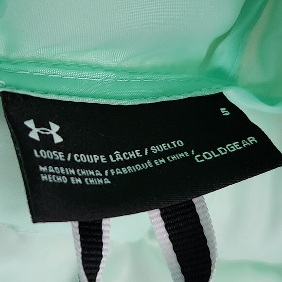 Under Armour Girls Hooded Jacket – Size 5, Mint, Unworn - Picture 5 of 7